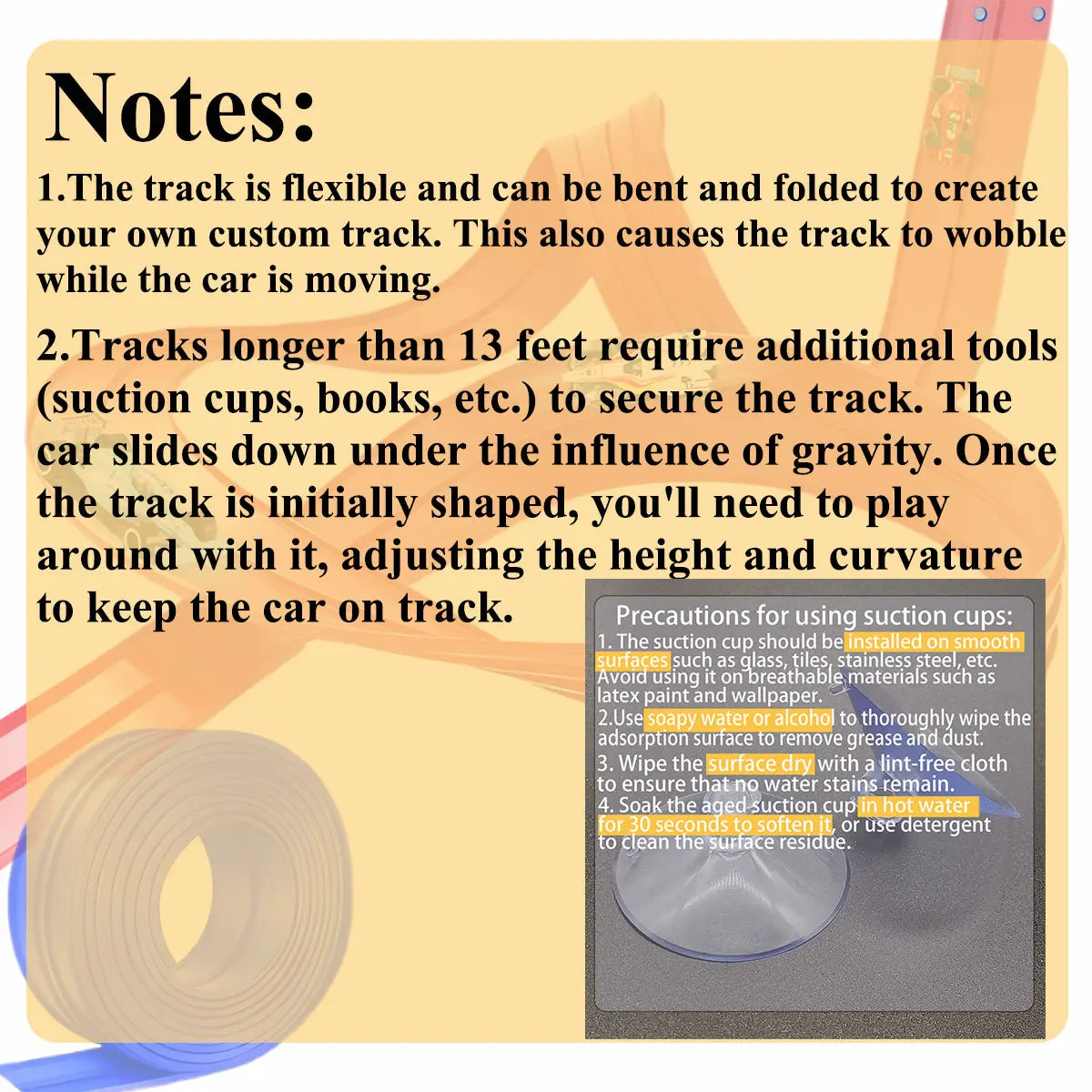 Flexible Race Track Children Toys DIY Double-track Racing Car Ramp