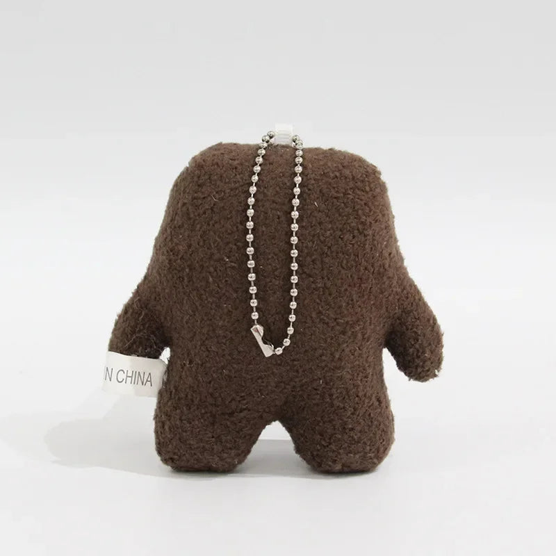 Kawaii Cute Domo Kun Plush Keychain Anime Keyring Charm for Bag Keys