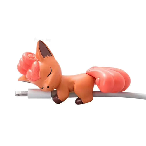Hot Anime Figure Usb Protective Case Cable Bite Pikachu Cup Pet Eevee