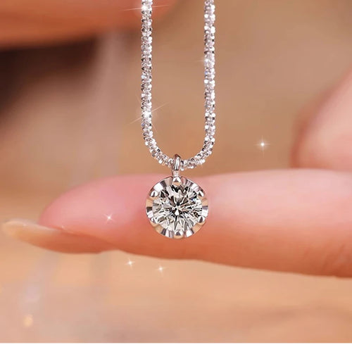 1Pc Exquisite Fashionable Necklace Zirconia Necklace for Women's