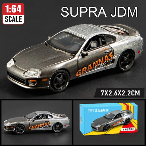 1:64 Scale JDM Corvette GT500 Firebird Daytona Stardust Alloy Diecast