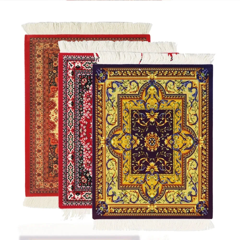 Mini Persian Carpet Mouse Pad Desk Computer Notebook Mouse Mat Tea