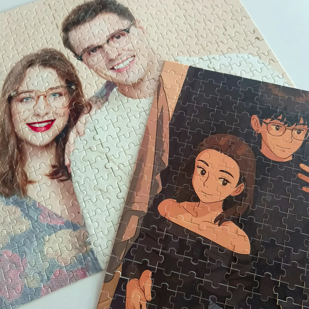 【Custom】Framed Wooden Puzzles, Custom Graduation Photo Puzzles as