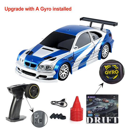 Upgraded Gyro 1/43 RC Drifting Car Racing RTR 4WD High Speed Radio
