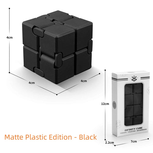 Alloy&Plastic Infinity Cube Fidget Toy Ultra-Durable Sensory Stress