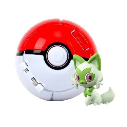 Pokeball Pokemon Figurine Elf Ball Anime Figure Cartoons Pikachu