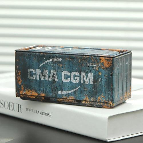 Miniature Storage Display Box Desktop Mini Container Model Mini Iron