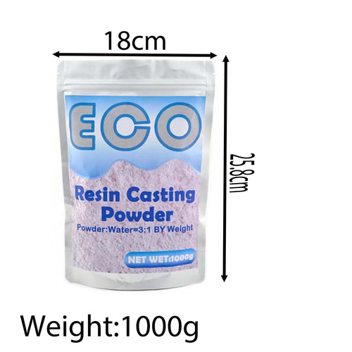 300g/500g/1000g Gypsum Powder High Density Casting Resin Powder Clay