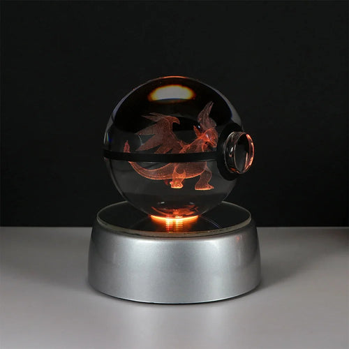 Pokemon Crystal Ball Pikachu Gengar Eevee Mewtwo Lacario Anime Game