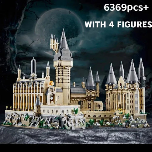 Micro Bricks City Creative Medieval Magic School Castle Famous