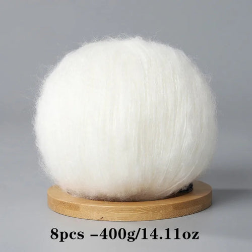 8pcs 400g Mohair Yarn For Crocheting And Knitting DIY Pet Toys  DIY