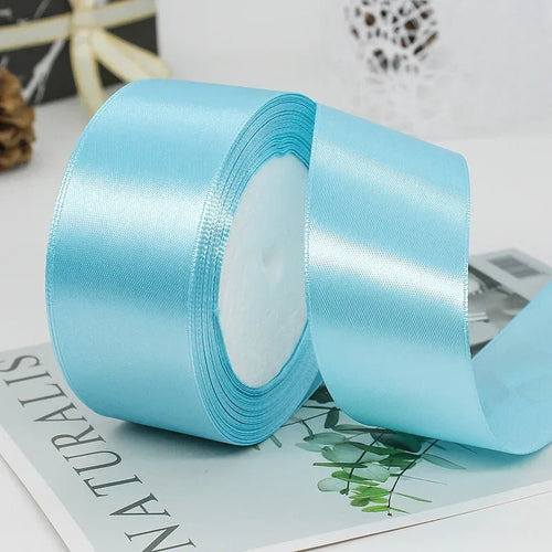 25yards/Roll 40mm Satin Ribbons Crafts Bow DIY Gift Wrap Wine Red