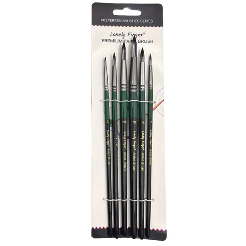 6pcs Artist Paint Brushes Set Artist Paintbrushes For Acrylic Oil