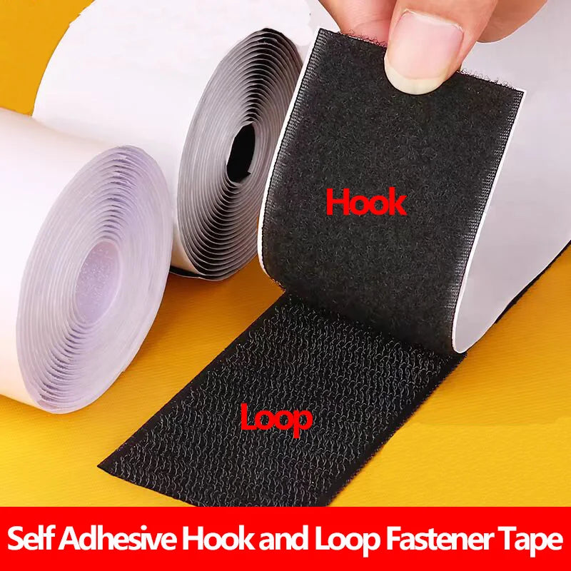 1M/5M Strong Self Adhesive Hook & Loop Tape Double Sided Heavy Duty