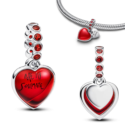 New 925 Sterling Silver Charms Heart Bee Flower key Lock Earrings