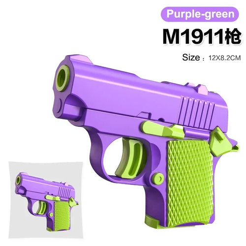 Mini Gravity Printing 1911 Children'S Toy Guns Model Fidget Toy for