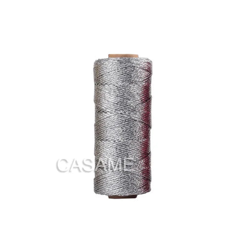 1.5mm 100M Gold Silver Macrame Cord Rope String for Sewing DIY Rope