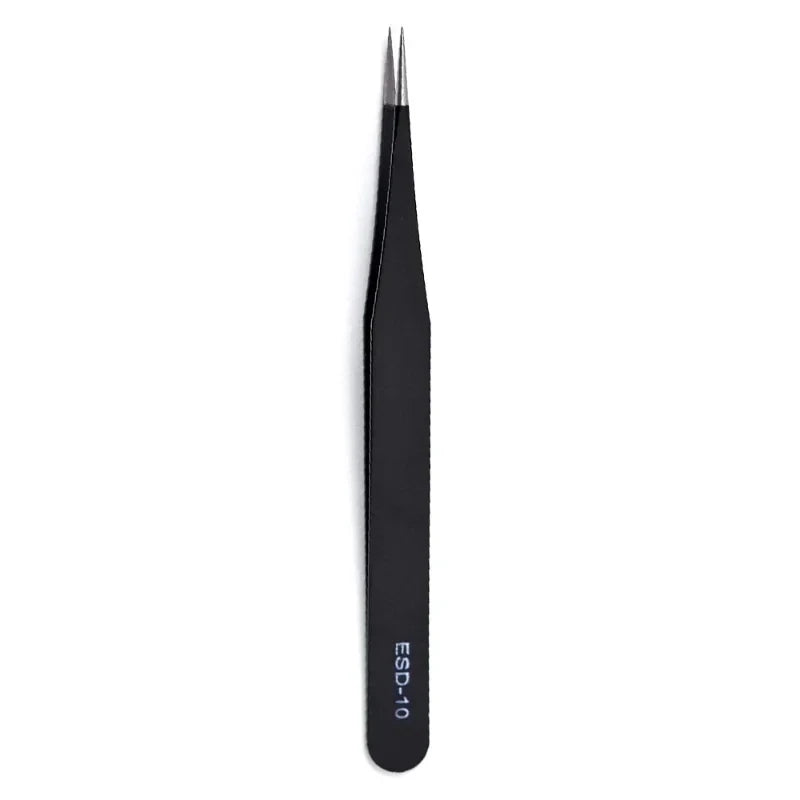 Galacok 6PCS Precision Tweezers Set ESD Anti Static Stainless Steel