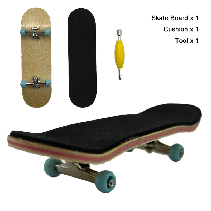 Puzzle Toy Finger Skateboard Maple Wood Fingerboard Hobbies Novelty
