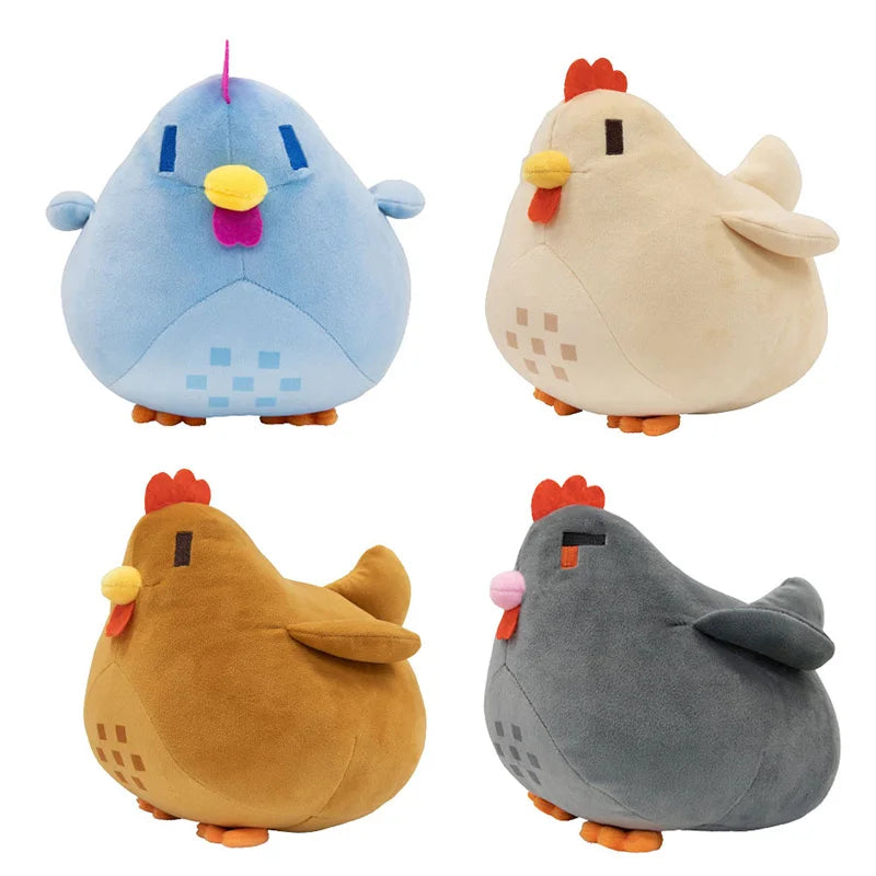 20cm Stardew Valley Chicken Pillow Plush Soft Stuffed Animal Toys