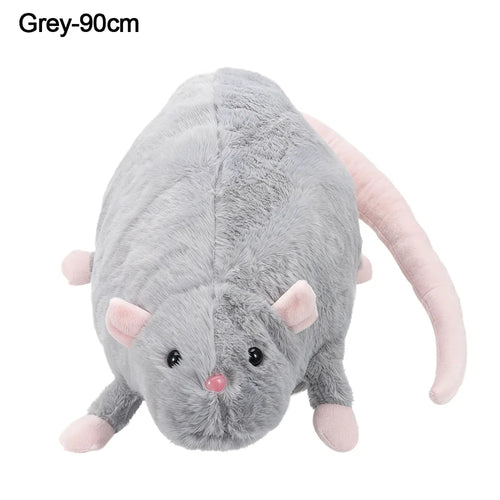 Cute 35/50cm Mouse Doll Cartoon Plush Flower Branch Rat Doll Soft