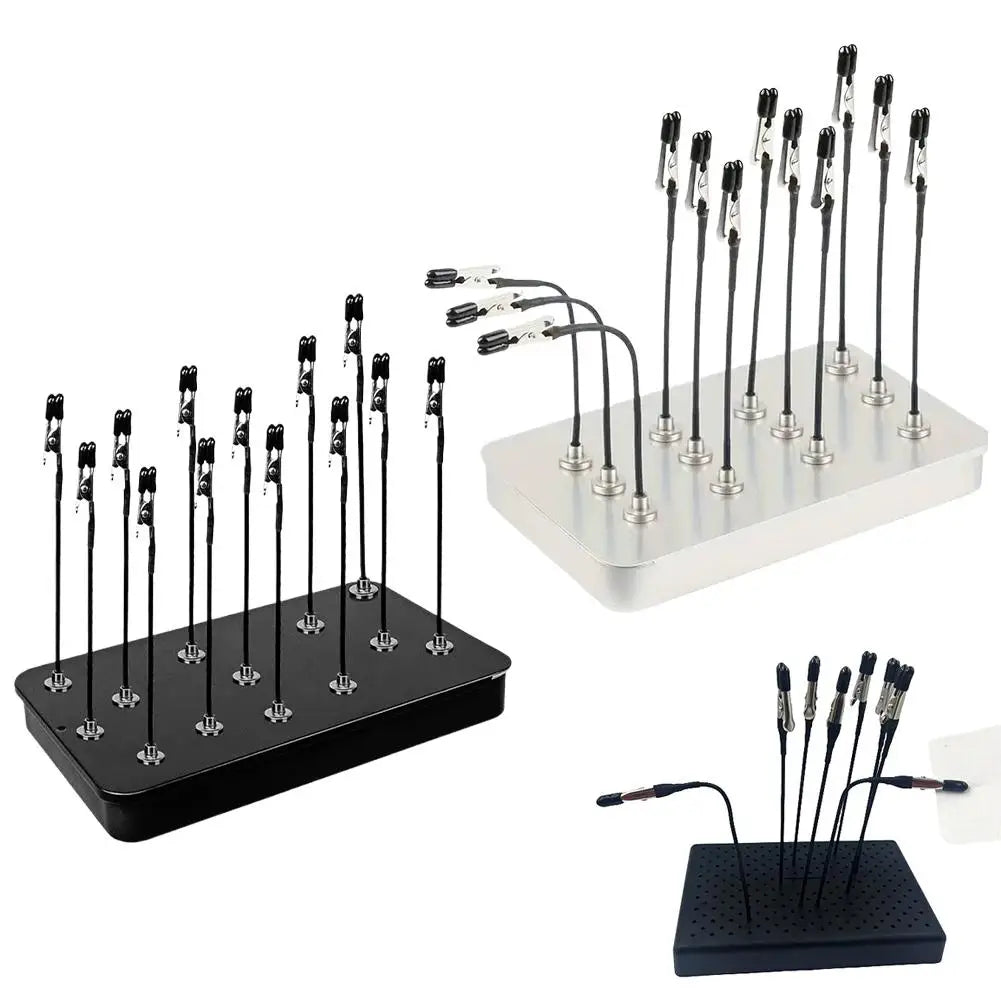 Model Painting Stand Base Holder 13PCS Alligator Clip Sticks Magnetic