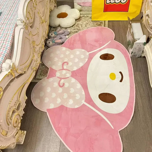 Kawaii My Melody Carpet Kawaii Home Soft Fur Rugs Girls Bedroom Living