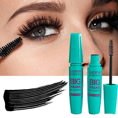 4D Black Mascara - Long-Lasting, Volumizing & Curling for All Skin