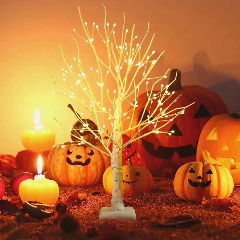 144 LED Birch Tree Light Warm White USB Battery Power Holiday