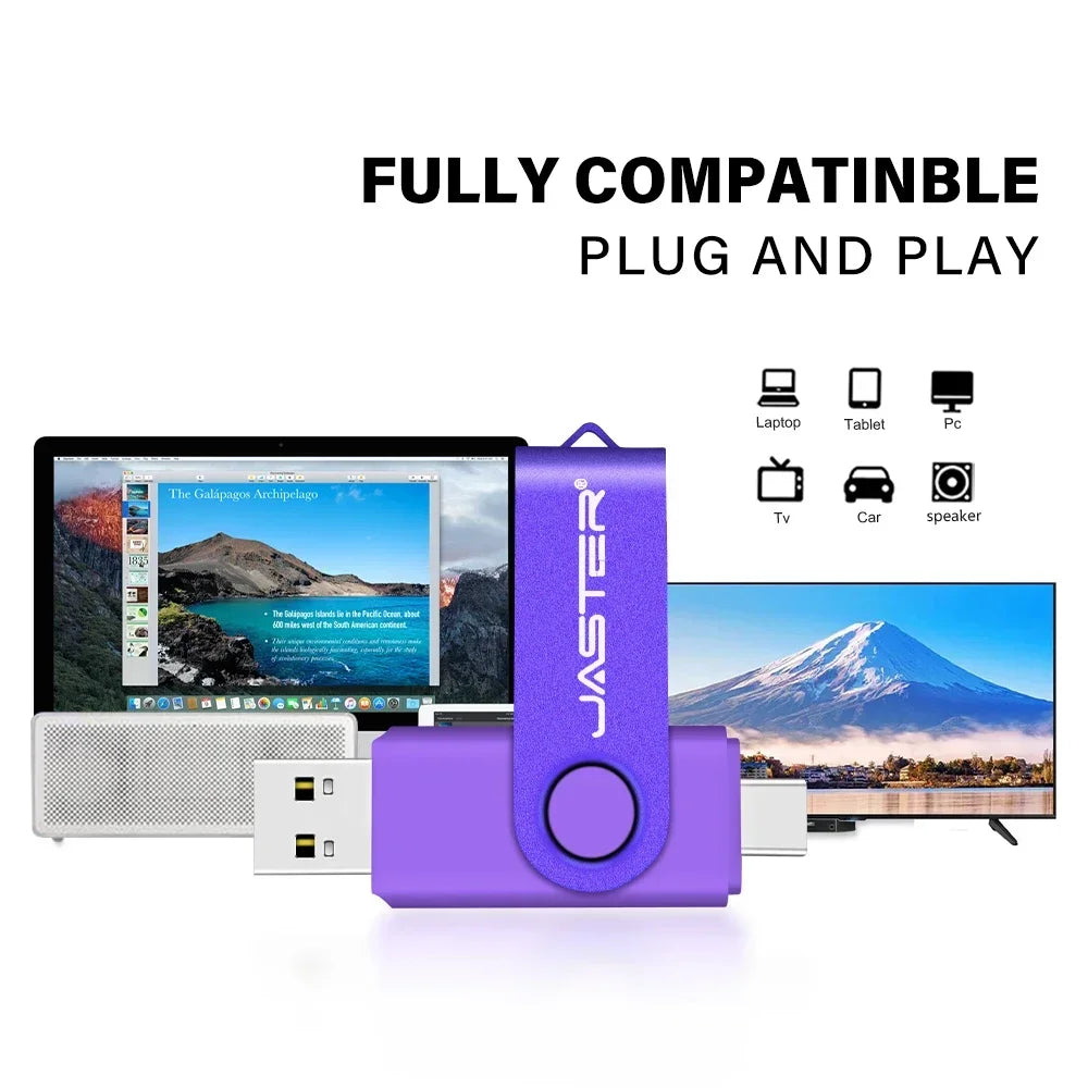 TYPE-C USB Flash Drive 128GB Real Capacity Pen Drive 64GB Free Key