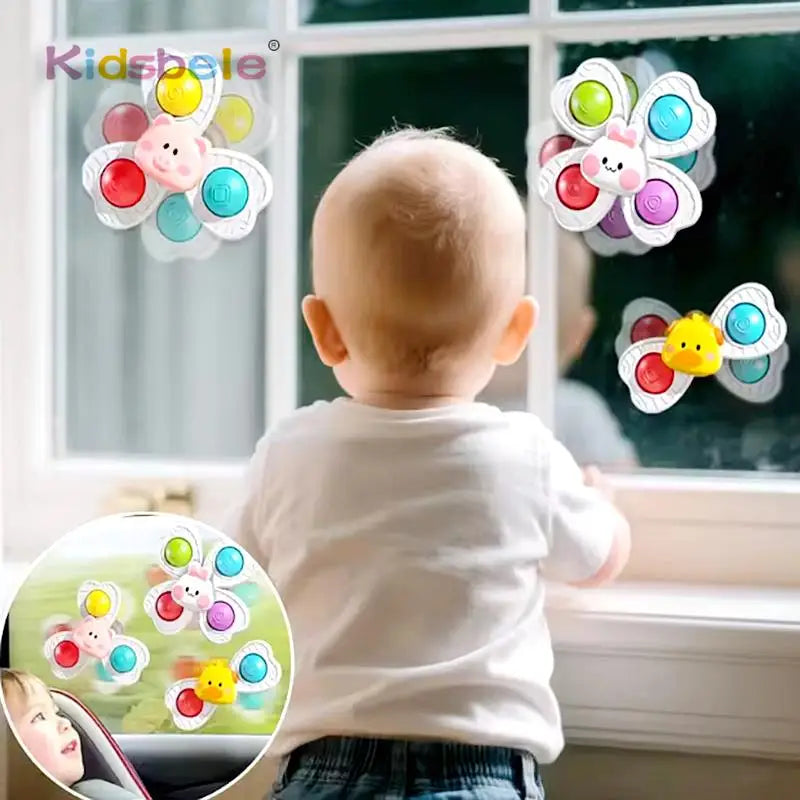 Baby Sucker Fidget Spinning Toys Dining Table Bathroom Window Travel