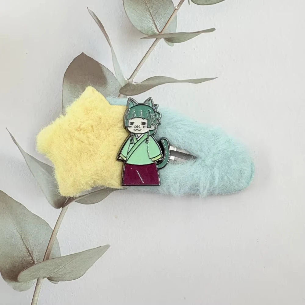 Fashion Maomao Enamel Pin Anime Character Cute Expression Lapel Pin