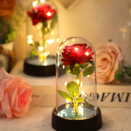 Wedding Birthday Valentine Day Gift Eternal Rose Flower Colorful