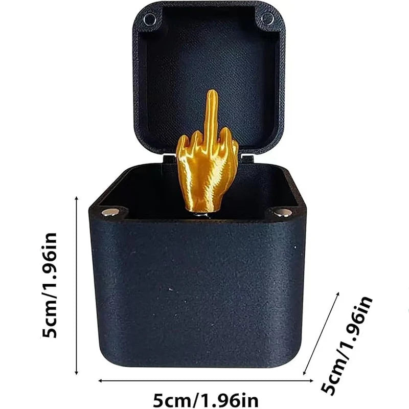 Interesting Prank Gift Middle Finger In Box Box Funny Creative Gifts