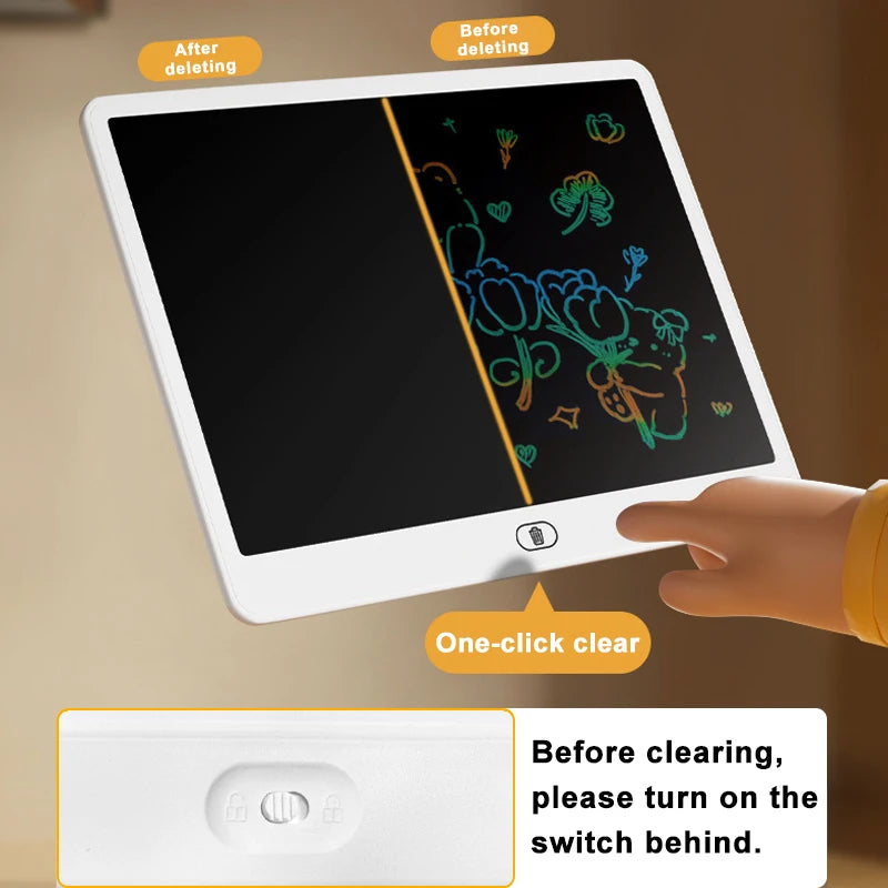 11/13/16 Inch LCD Drawing tablet Writing Board Kids Doodle Painting