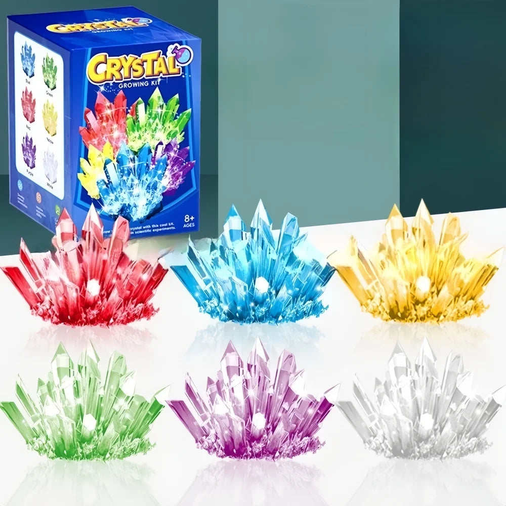 Crystal Growing Model, Science Kit, A Variety of Colors of Crystal