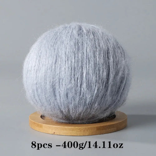8pcs 400g Mohair Yarn For Crocheting And Knitting DIY Pet Toys  DIY