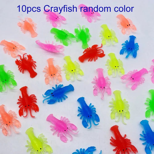 Children's 10Pcs/Set Kawaii Simulation Rubber Goldfish Baby Bath Water