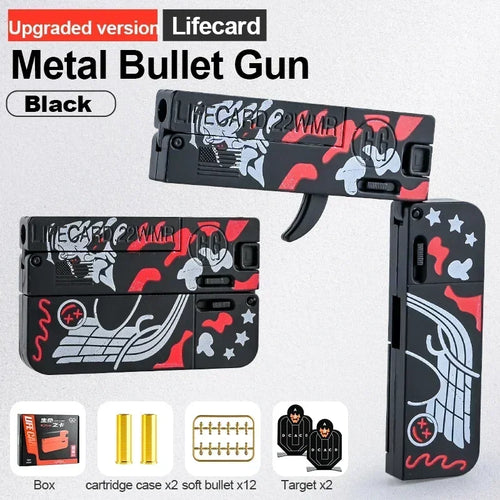 Real Look Mini Life Card Toy Gun Little Gun For Boys Age 8+ Birthday
