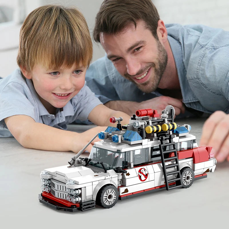 Mini Ghost Racing Car Building Blocks 562PCS MOC Model Car Bricks DIY
