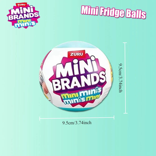 ZURU Original Fill The Fridge Mini Refrigerator Set Mini Brands Ball