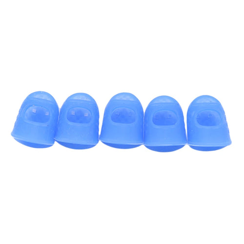 5pcs/Lot Multifunctional Silicone Thimbles Hollowed Out Breathable