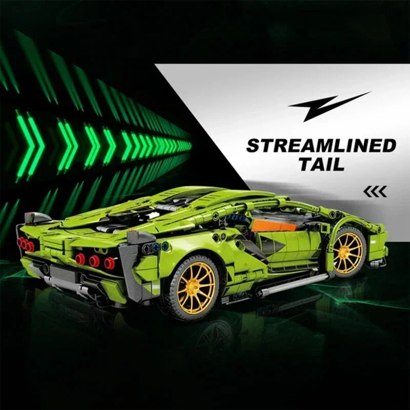 City Technical Famous Racing Sport Car Model Building Blocks
