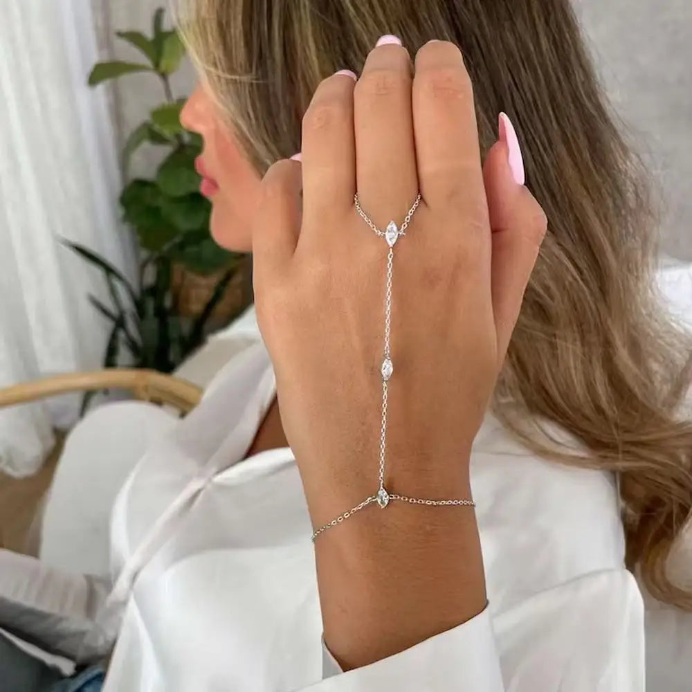 2025 Party Bling Zircon Crystal Bracelet Hand Chain for Women