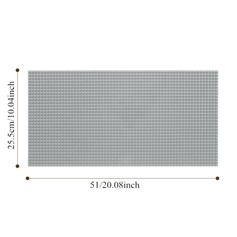 32*64 Holes Classic Building Blocks Base Board, DIY Assembled Building