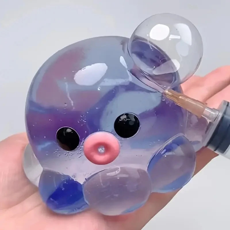 Homemade Bubble Octopus Squeeze Toy for Relax Fun Party & Birthday