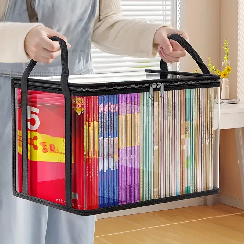 Clear PVC Storage Box | Flip-Top Lid & View Window | Multi-Use