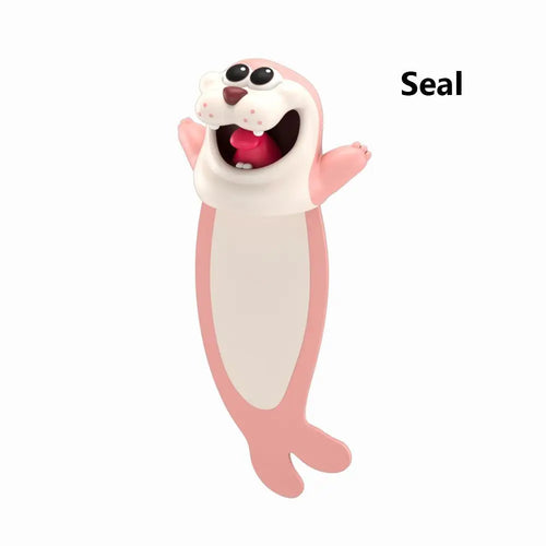 Creative Stationery Bookmarks 3D Stereo Cartoon Marker Animal