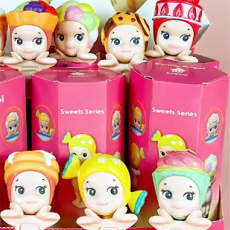 Hot Cartoon Angel Blind Box candy Doll Figuren Unboxing Fun Car