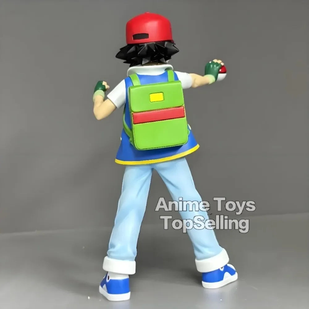 13cm/5.1in Anime Pokemen Figure Ash Ketchum Action Figures Pvc